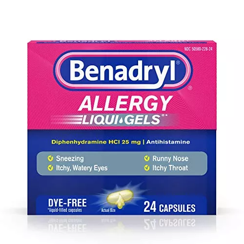 Benadryl Allergy Cap 24ct Single Box