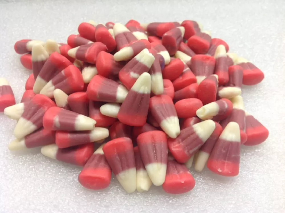 Beulah’s Candyland Cherry Cola Candy Corn Fall Halloween Autumn Candy Bulk 2 Pounds