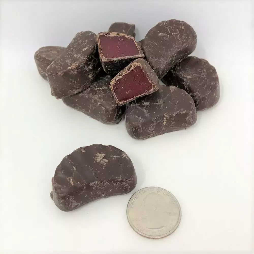 Beulah’s Candyland Dark Chocolate Covered Cherry Slices Chocolate Cherry Jelly Slices 1 Pound