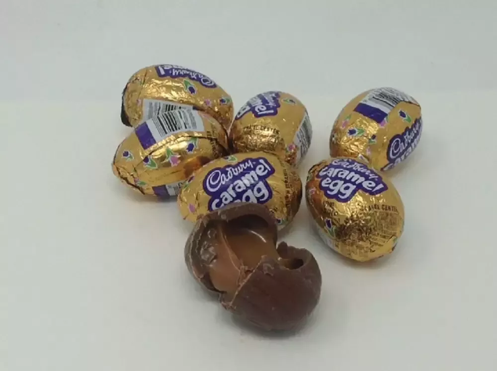 Beulah’s Candyland Easter Candy Cadbury Caramel Eggs 5 Pounds Bulk 60 Eggs