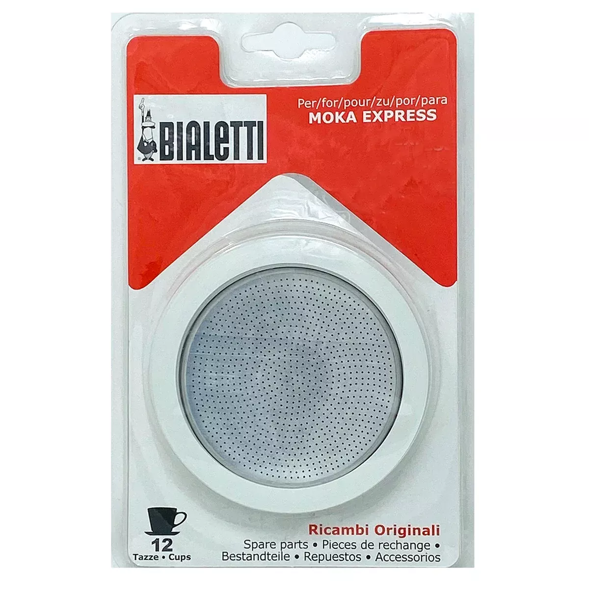Bialetti Gasket and Filter Plate for 12 cups
