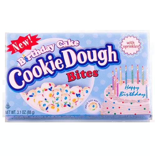 Birthday Cake Cookie Dough Bites - 3.1-oz. Theater Box