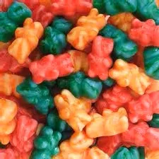 Black Forest Swirly Gummi Bears 4.5LB Bulk