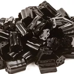 Black Licorice Bites 25LB Bulk