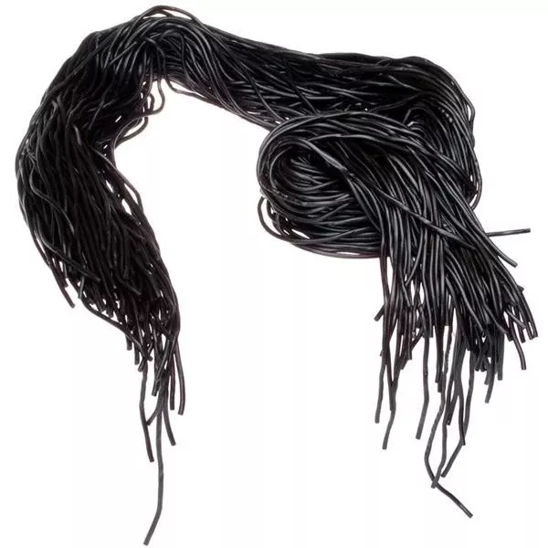 Black Licorice Laces 18.75LB Bulk