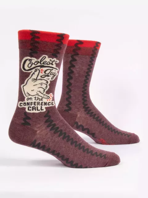 Blue Q "Coolest Guy on the Conference Call" Men's Socks
