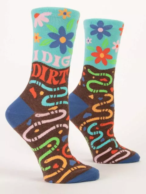 Blue Q - I Dig Dirt - Women's Socks