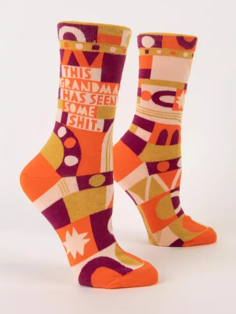 Blue Q "This Grandma Has Seen Some Shit." Women's Socks
