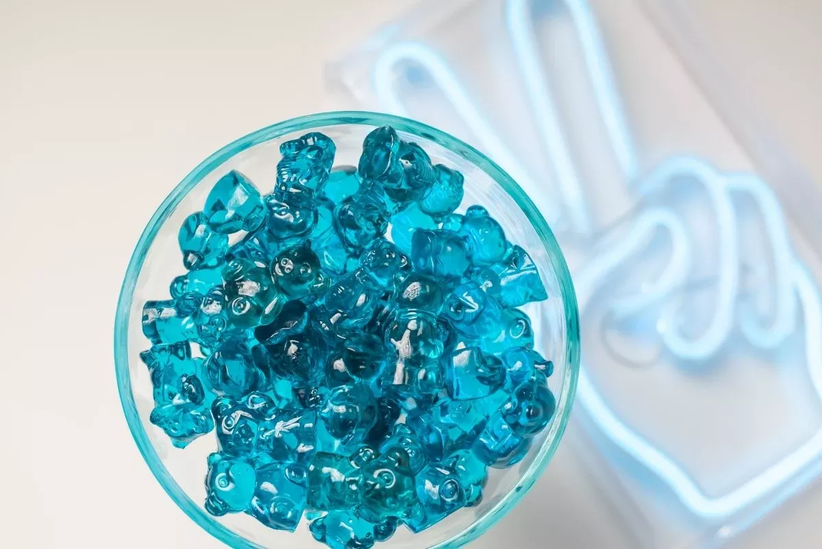Blue Raspberry Candy Tray
