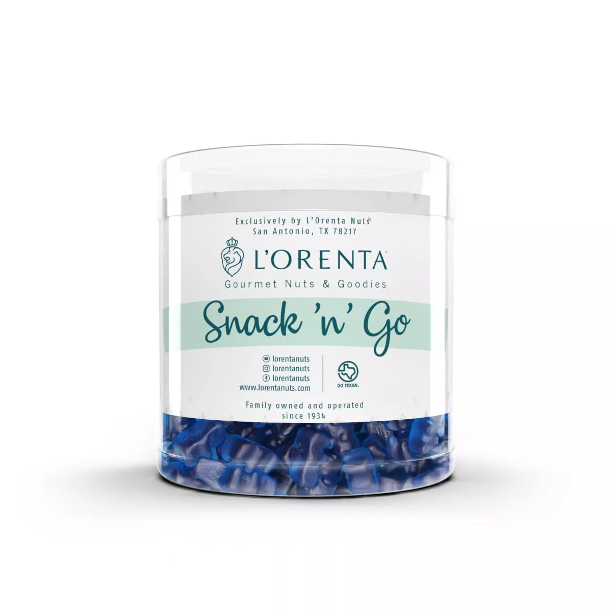 Blue Raspberry Gummy Bears – Snack And Go