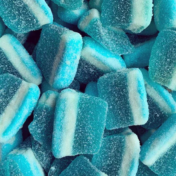 Blue Raspberry Gummy Slices