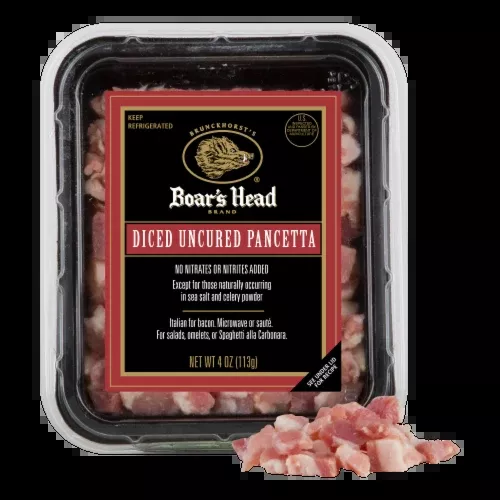 Boar's Head Diced Pancetta, 4 oz
