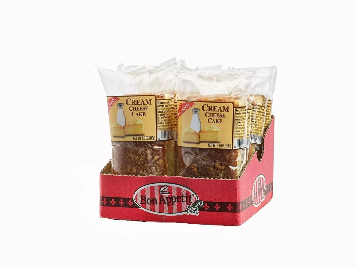 Bon Appetit Bar Cake Cream Cheese 4oz 8 Per Box