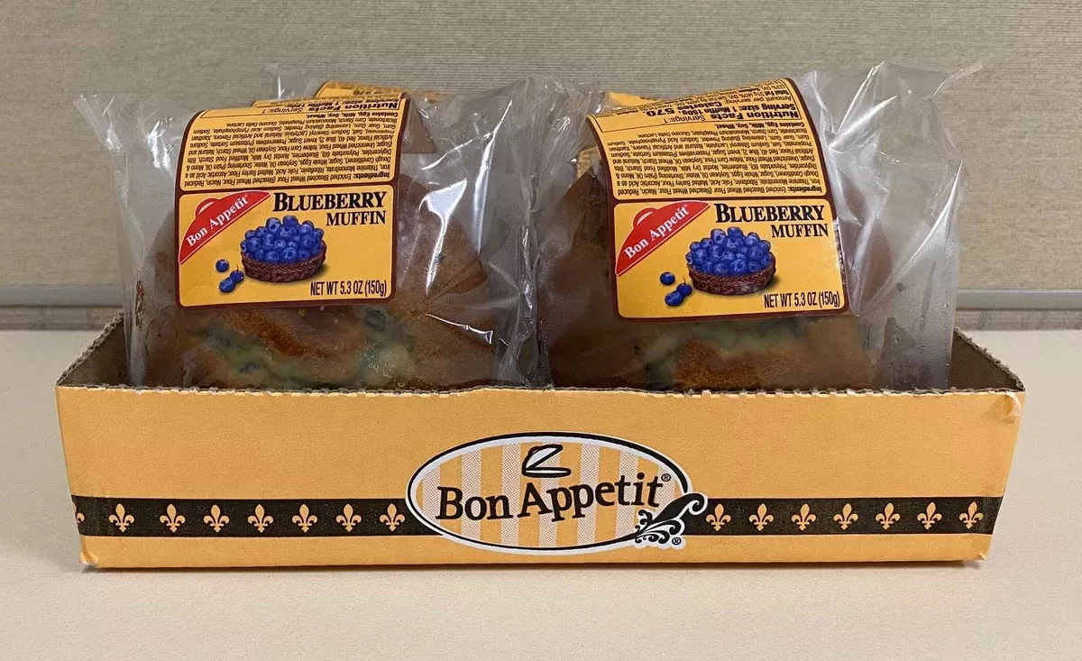 Bon Appetit Blueberry Muffin 5oz 8 Per Box