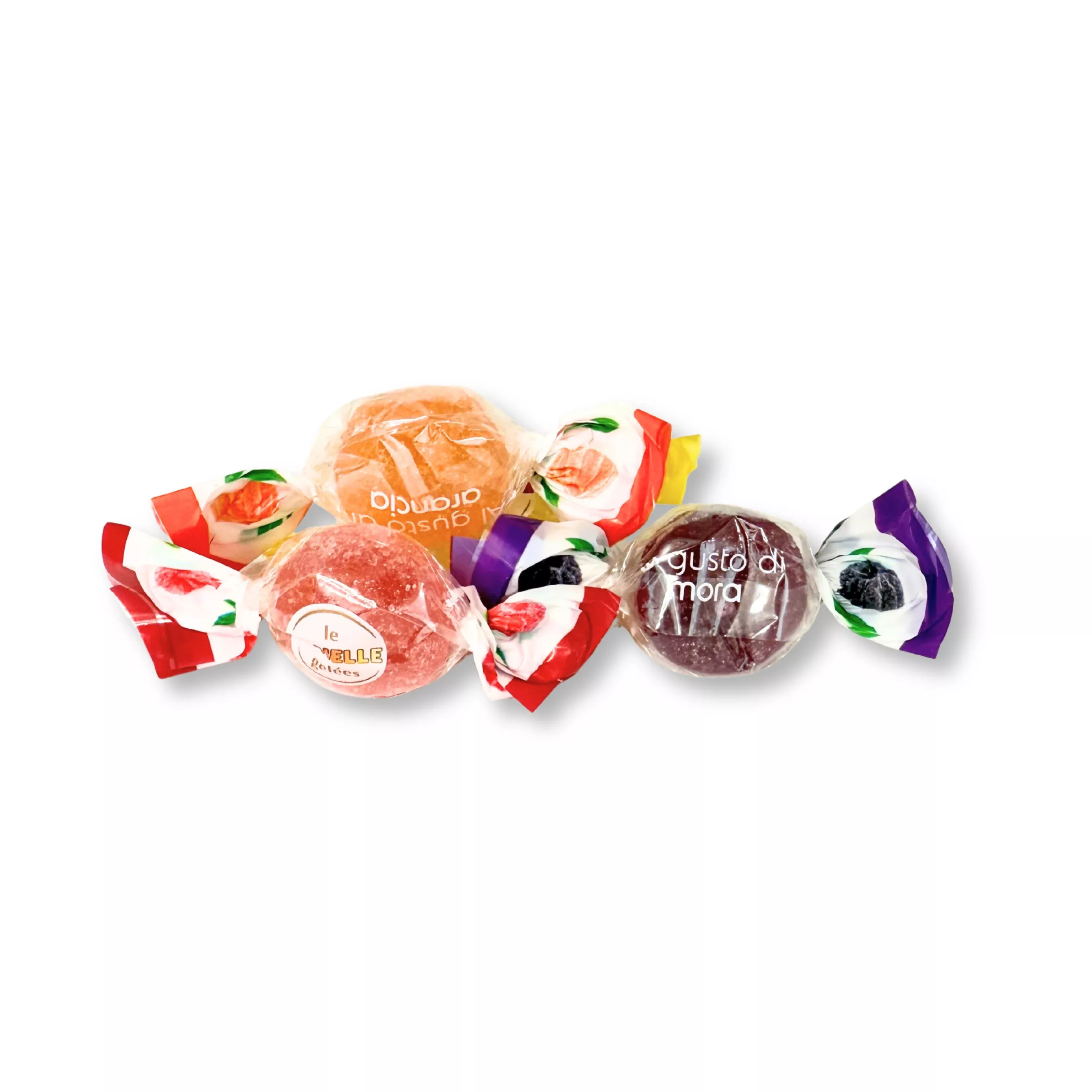 Bonelle Fruit Jelly Candy – Assorted Fruit Flavors – Bulk Value Bag – 1 lb