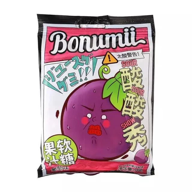 Bonumii Sour Show Juice Gummy- Grape