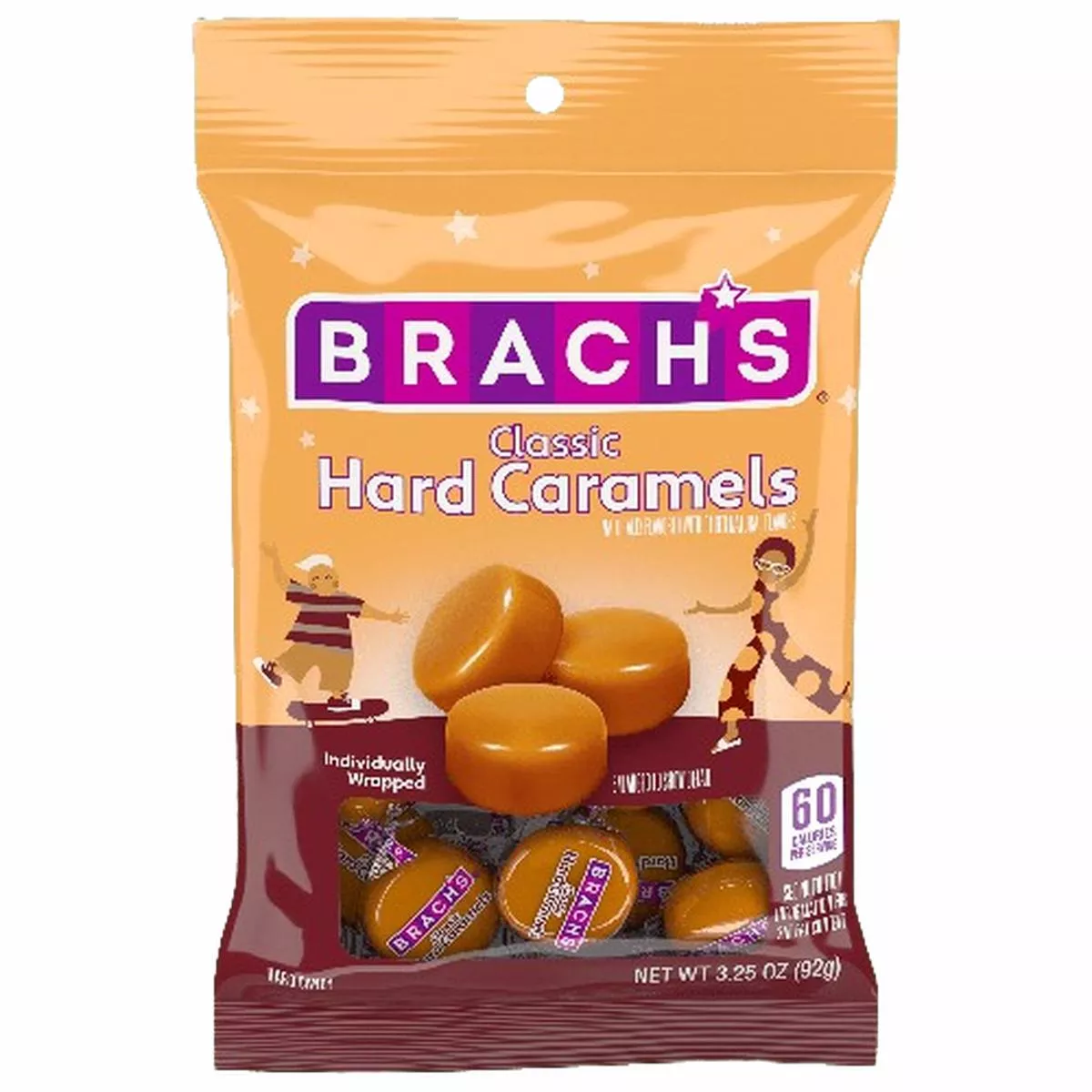 Brach's Classic Hard Caramels 3.25 oz. Bag