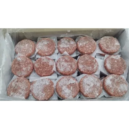 Broadleaf Frozen Beef Wagyu Patties Round 2 Ounce Size - 80 Per Case
