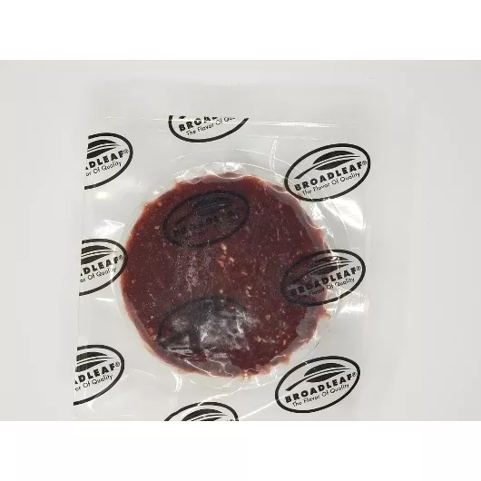 Broadleaf Frozen Elk Patties 8 Ounce Size - 20 Per Case