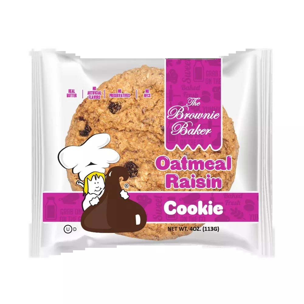 The Brownie Baker Oatmeal Raisin Cookie (Pack of 12)
