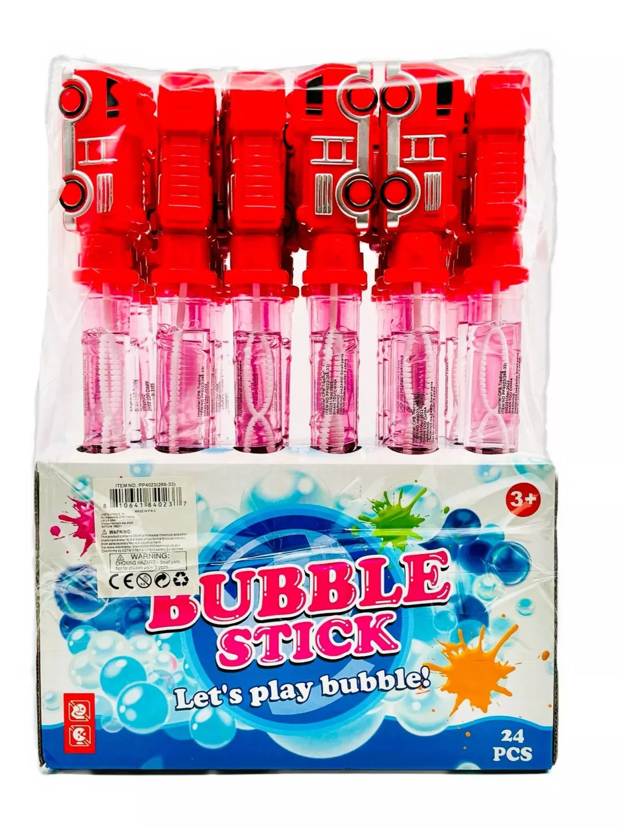 Bubble Stick Firetruck | 24ct, Box