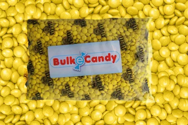 Bulk Yellow M&M's 10lbs mandms ColorWorks mymms
