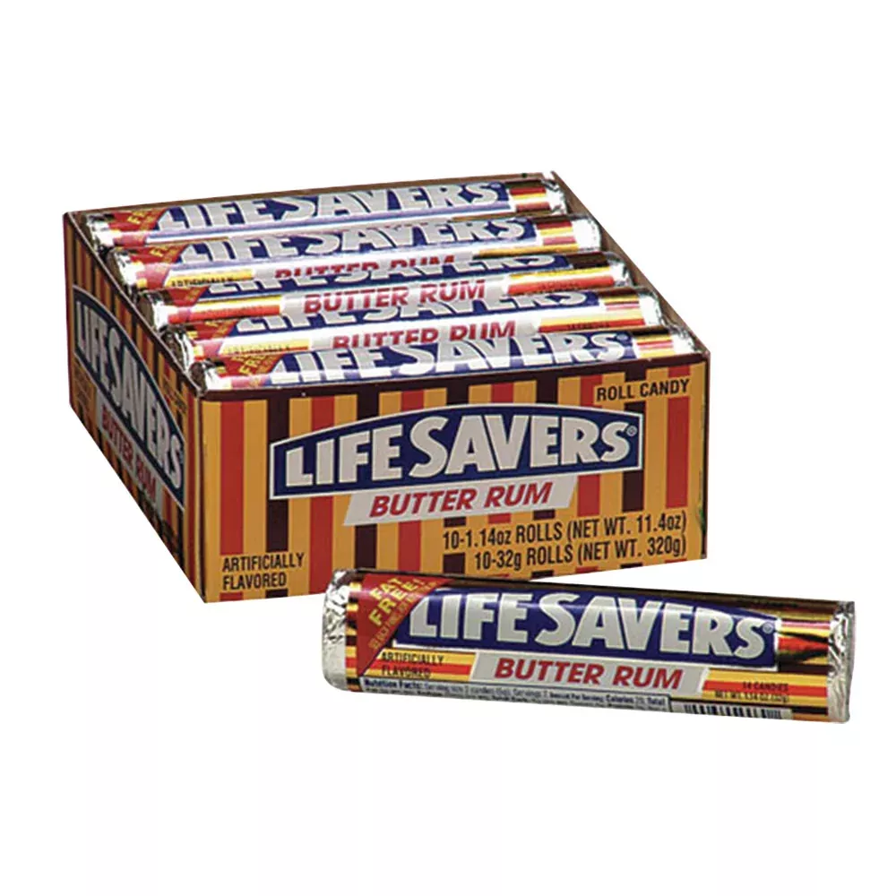 Butter Rum Lifesavers Rolls - 20 Rolls