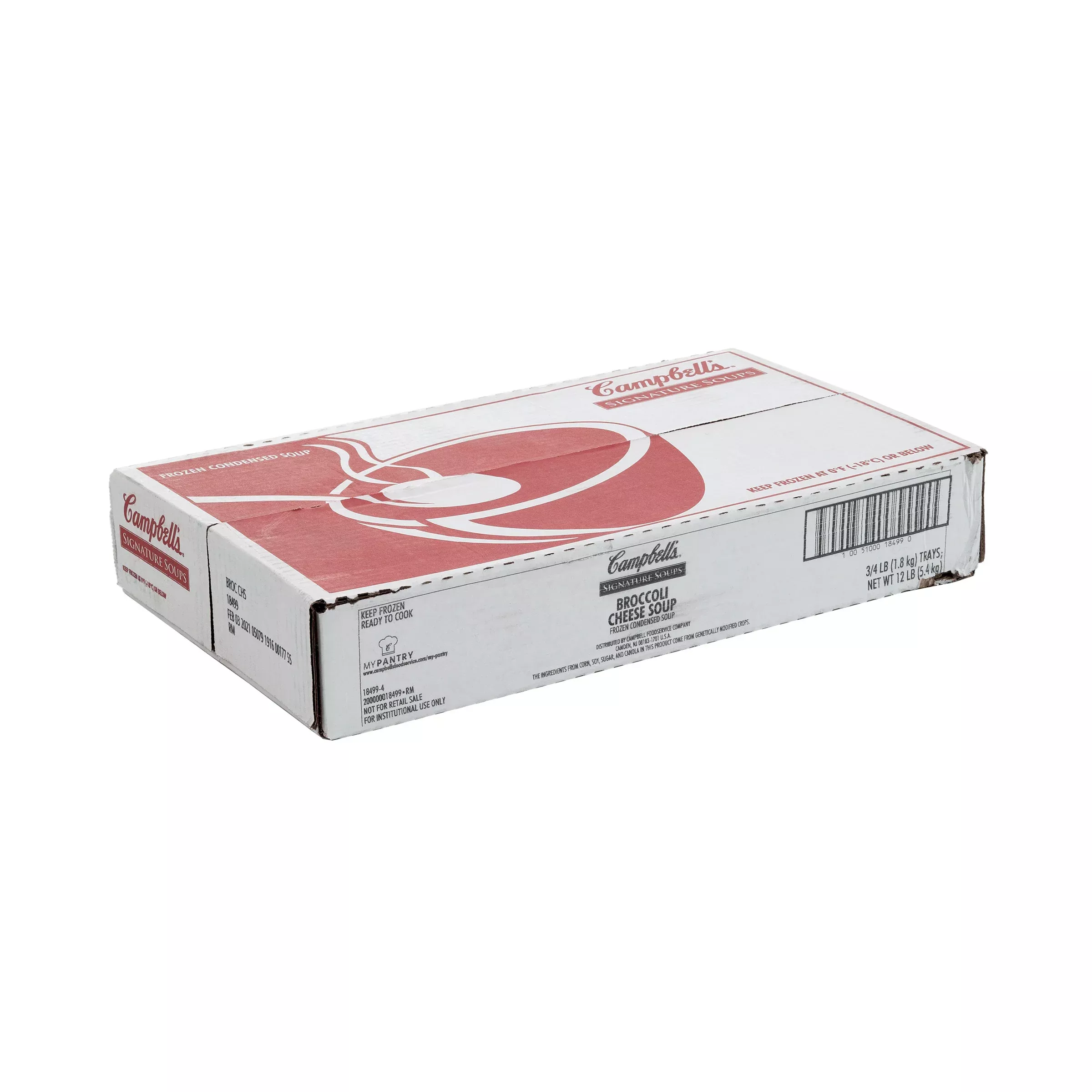 Campbell's Frozen Soup Broccoli & Cheese 4 Pound Each - 3 Per Case