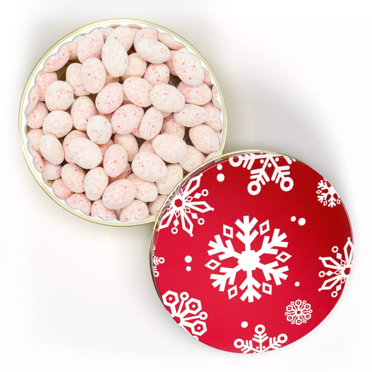 Candy Cane Round Tin