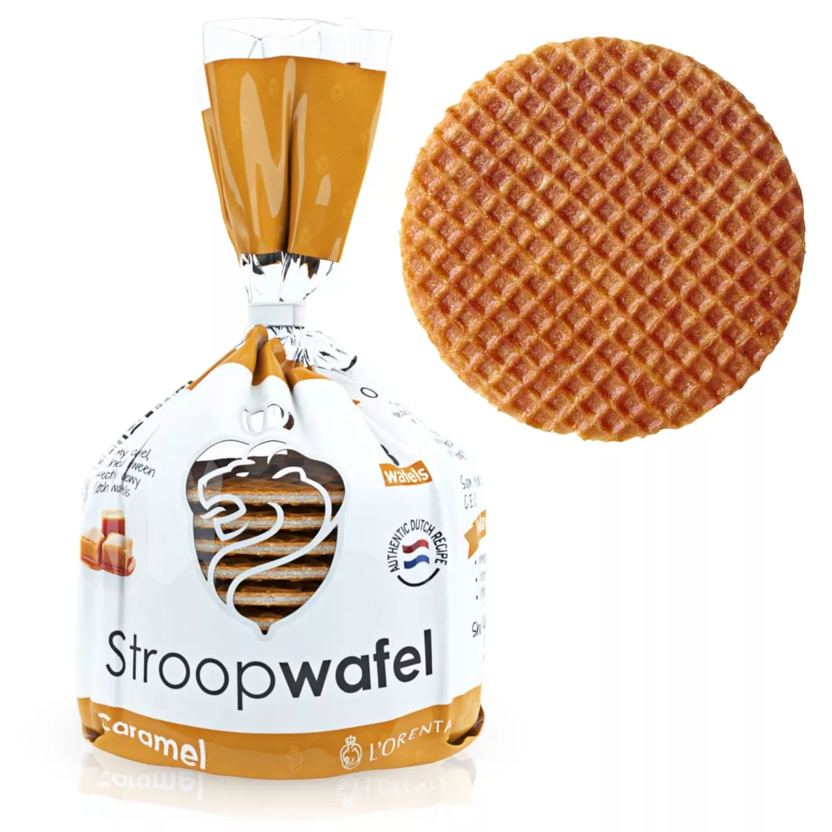 Caramel Stroopwafels – 8 Waffles