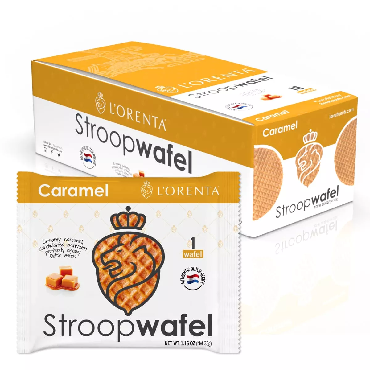 Caramel Stroopwafels – Master Case – 192 Waffles