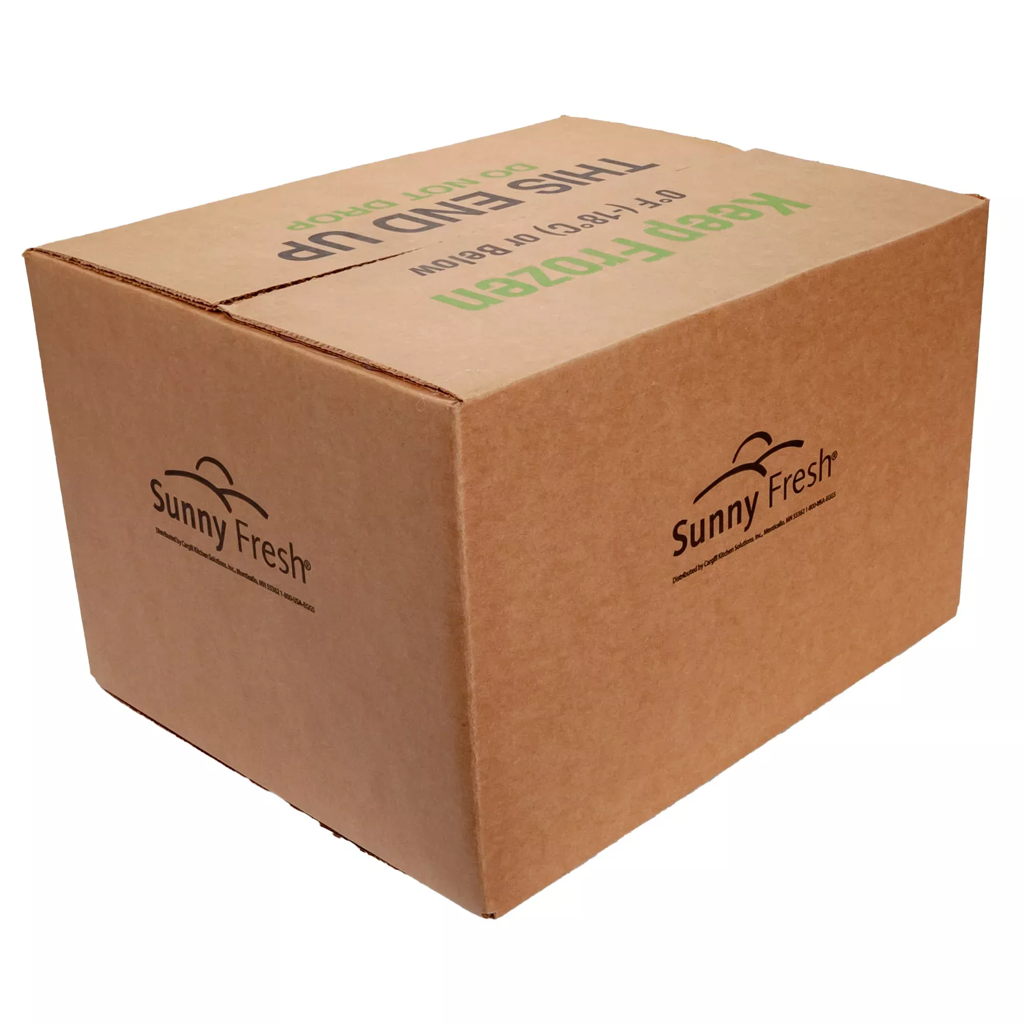 Cargill Eggs - Frozen Cage Free Precooked Scrambled Eggs Medium Curd Frozen Bulk 30 Pound Each - 1 Per Case