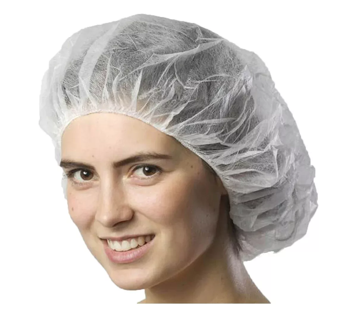 Cellucap Manufacturing Cellucap 21 Inch Flat Pack White Bouffant Cap 10 - 100 Each - 10 Per Case