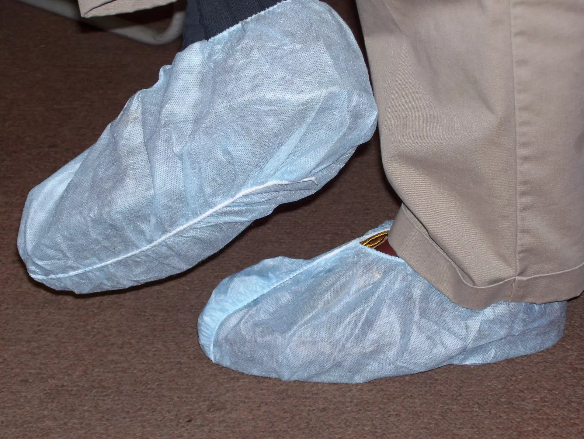 Cellucap Manufacturing Cellucap Blue Polypropylene Shoestring Cover 3 - 50 - 50 Each - 150 Per Case