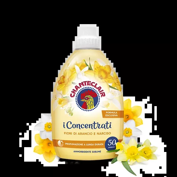 Chanteclair Concentrated Softener, Orange and Narcissus Flowers, 57 Load, 33.8 oz | 1000ml