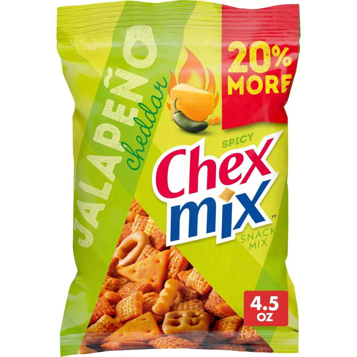 Chex Mix Jalapeno Ched 4.5 oz 8 Per Box