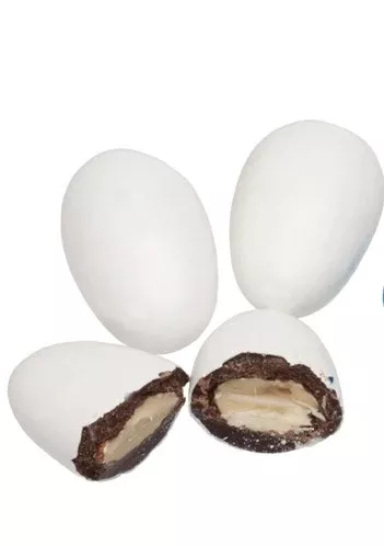 Chocolate Jordan Almonds Mini Mints 10LB Bulk