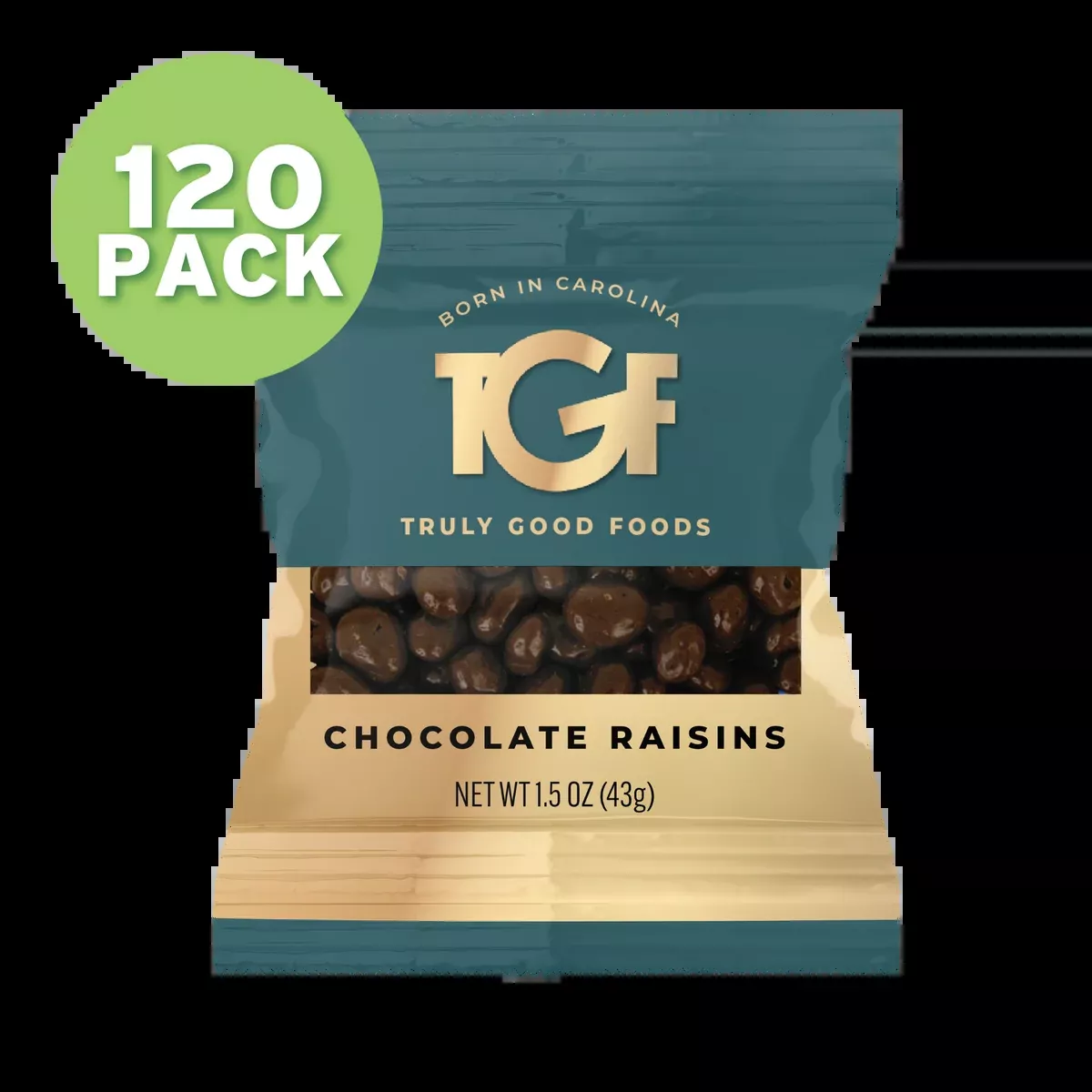 Chocolate Raisins – 120 pack, 1.5oz mini snack bags