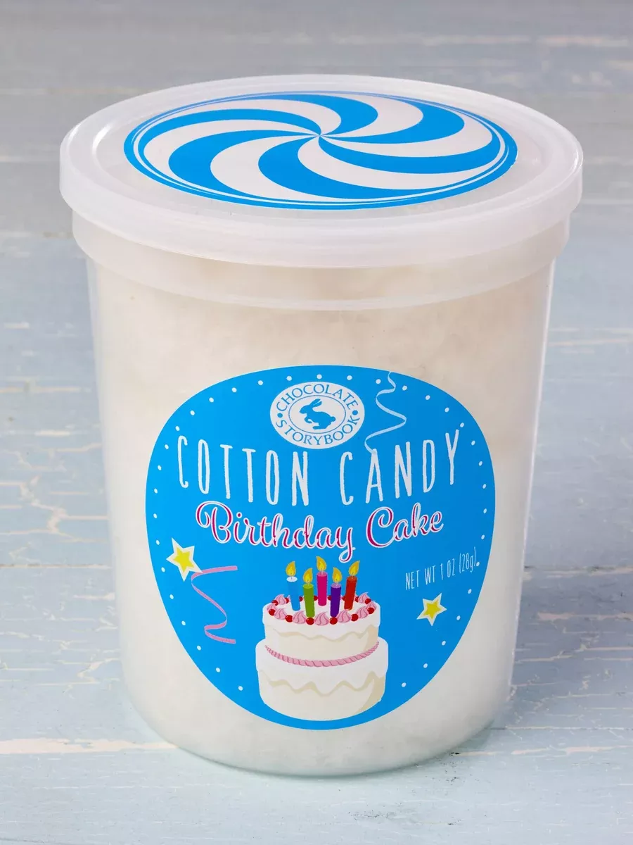 Chocolate Storybook Cotton Candy - Birthday Cake