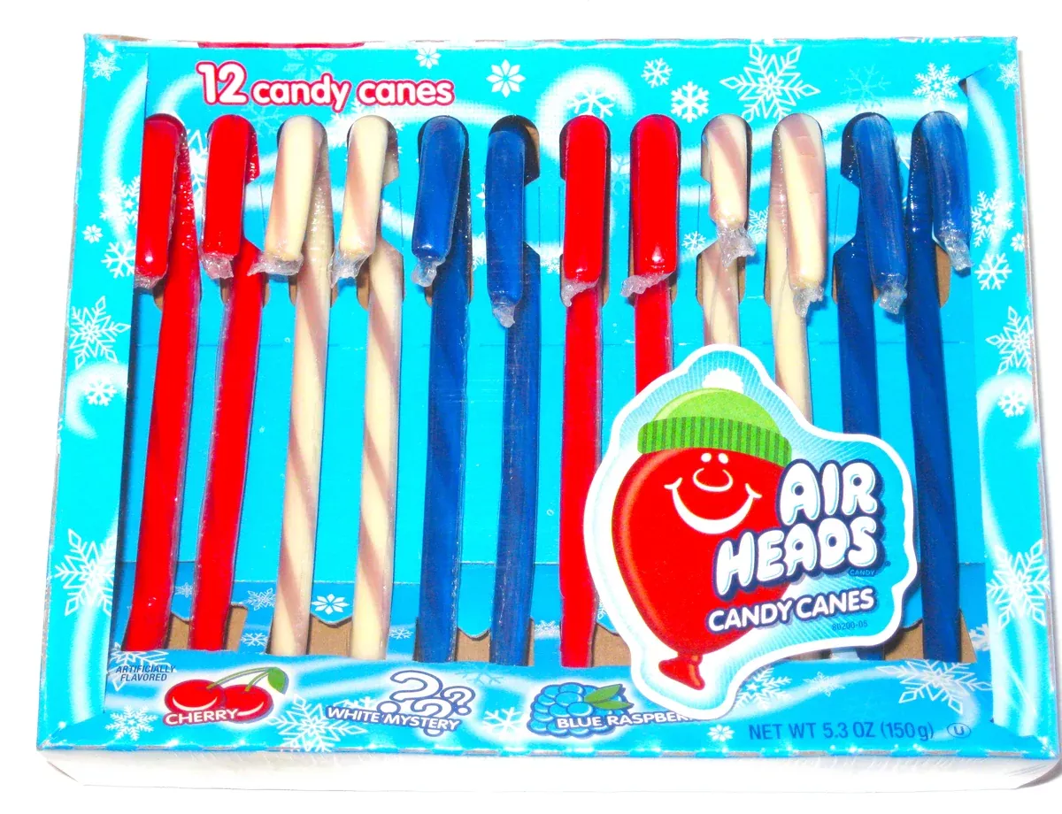 Christmas Candy Canes Airheads 12ct box