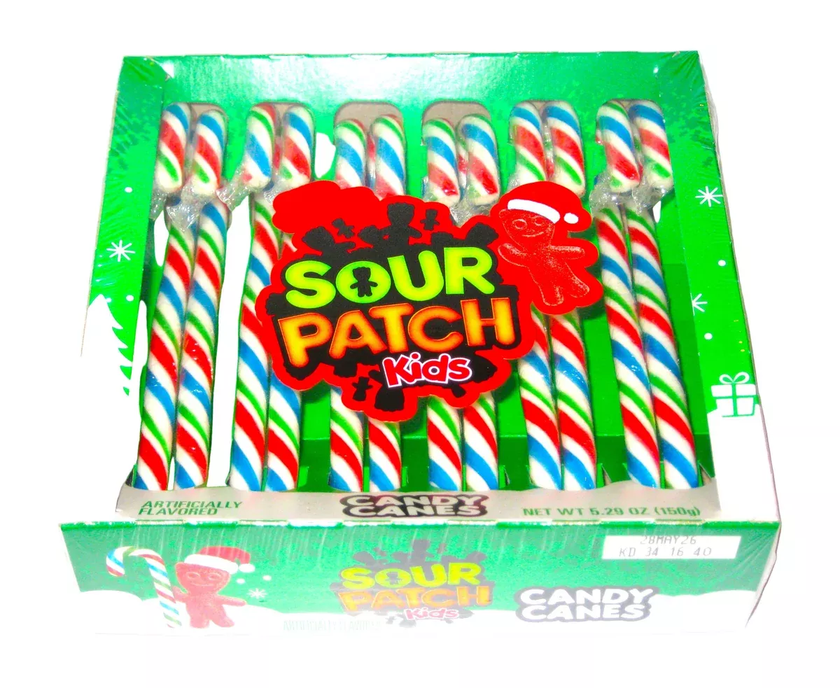 Christmas Candy Canes Sour Patch Kids 12ct box
