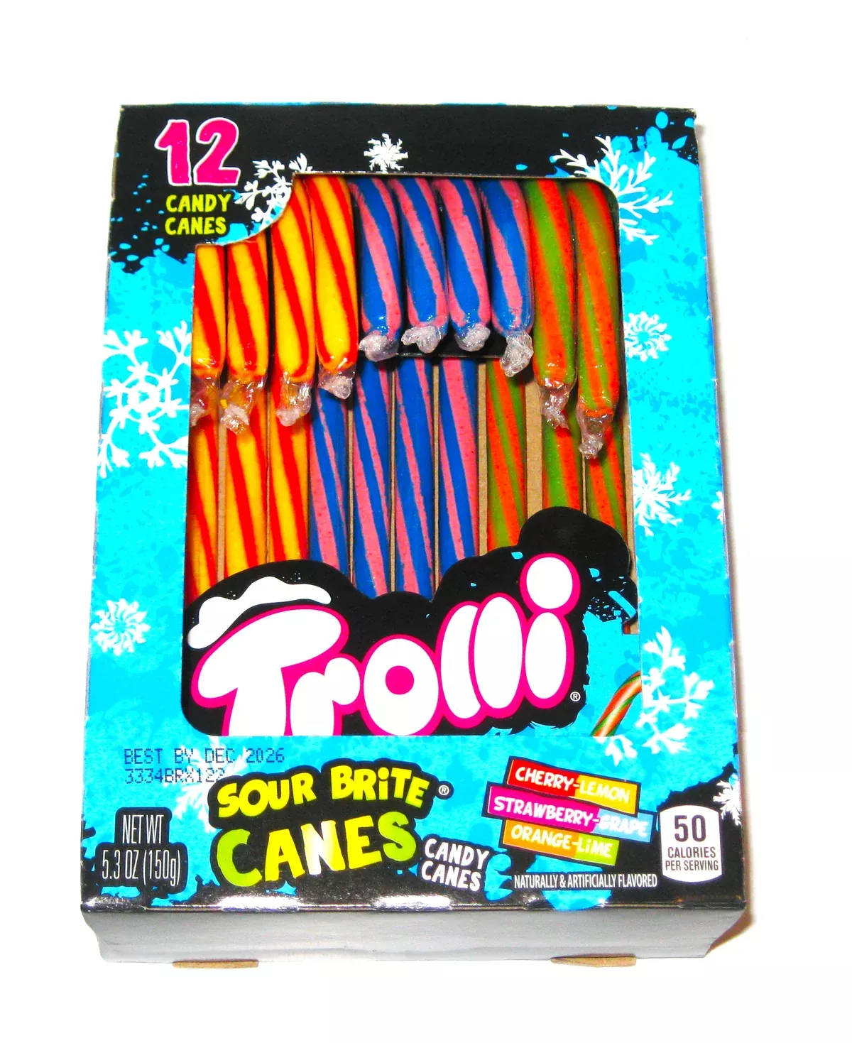 Christmas Candy Canes Trolli 12ct box