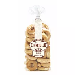 Cianciullo - Small Egg Taralli (110 gr / 3,88 Oz)