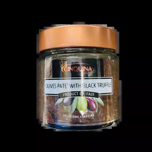 Cinquina Olive Spread With Black Truffle, 7 oz | 200g