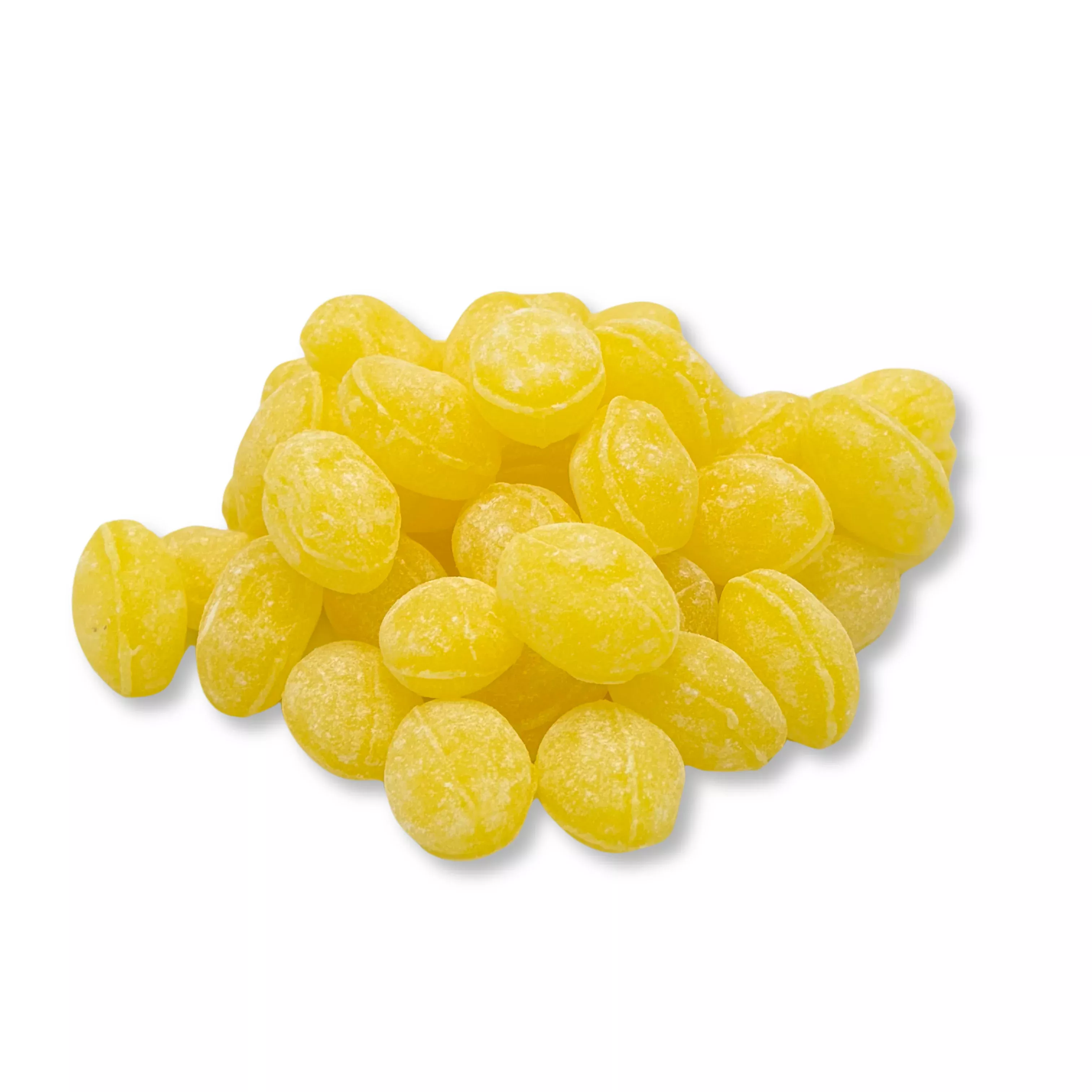 Claeys Lemon Sanded Drops – Hard Candy – Bulk Value Bag – 1 lb