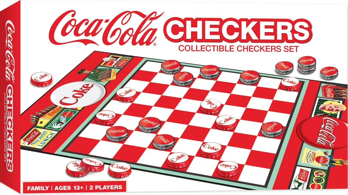 Coca Cola Checkers Game