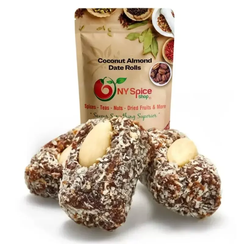 Coconut Almond Date Rolls