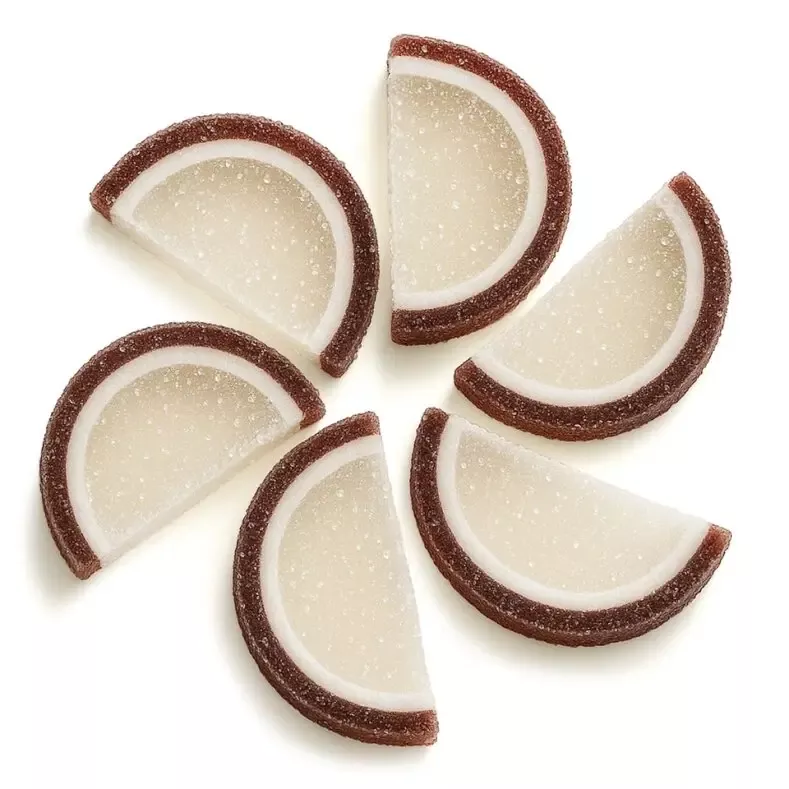 Coconut Jelly Fruit Slices