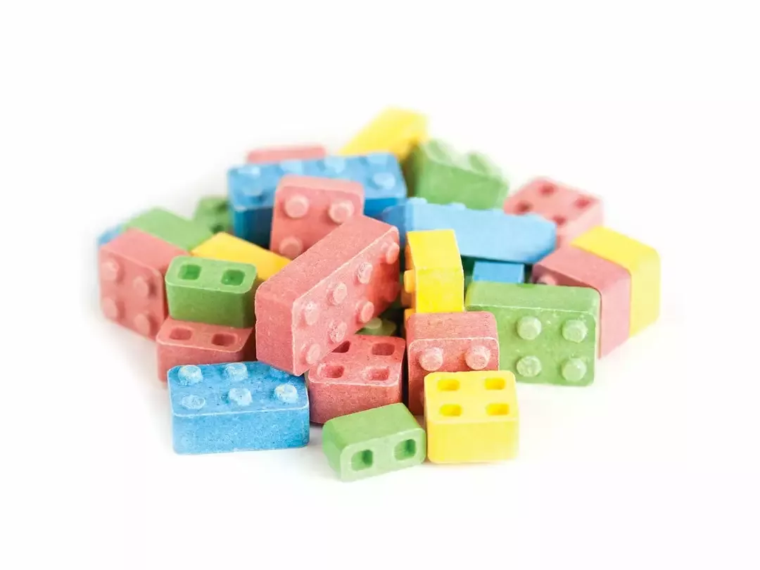 Concord Unwrapped Bulk Candy Candy Blox Blocks Bricks Building Candy 5 Pounds Candy Building Blocks