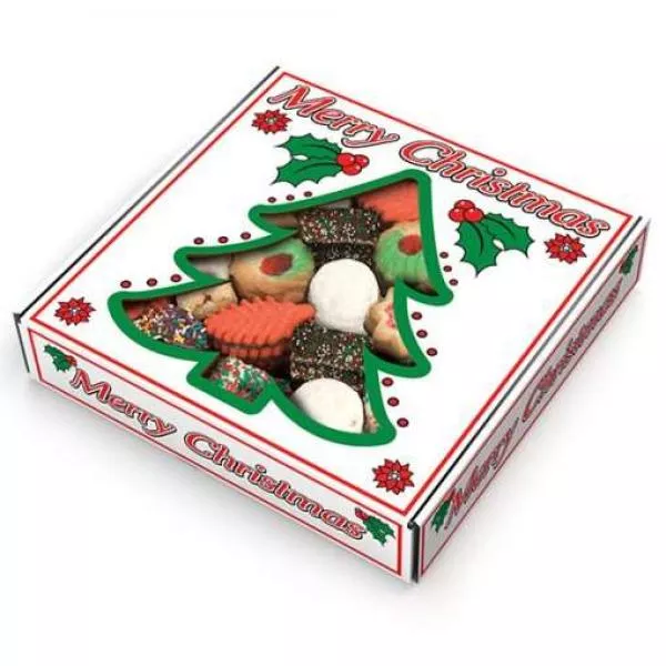 Cookies United Christmas Tree Gift Box 2 Pound Each - 6 Per Case